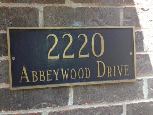 Address Signs address sign 1 300x225